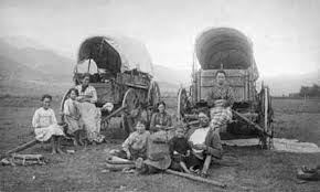 wagon train travelers